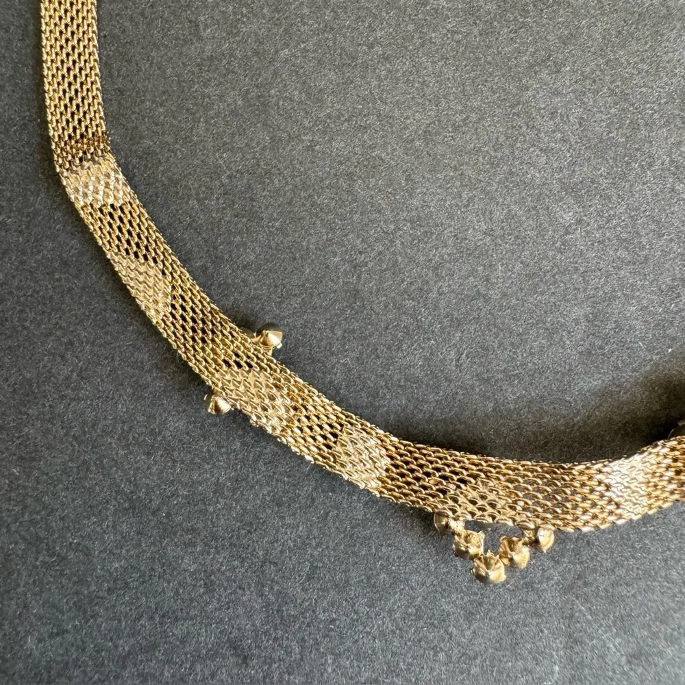 Vintage rhinestone choker